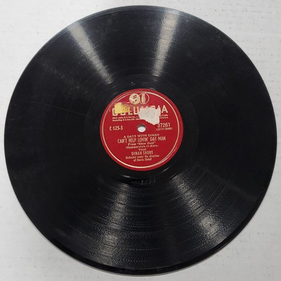 The Kerry Dance / Can't Help Lovin' Dat Man - Columbia 37261 - 10 in 78 RPM - Picture 1 of 4